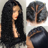 Laila | Perruque Lace Front à Cheveux Humains Faux Cuir Chevelu 13X6 Diamond | Onde d'Eau