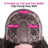 U Part Bob Wig Affordable Glueless Human Hair Wig